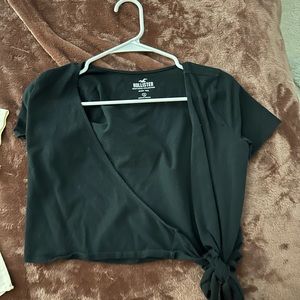 Hollister tie front top
